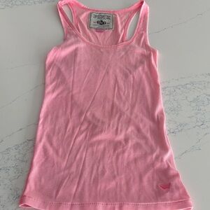 Victoria's Secret Pink Ribbed Tank Top